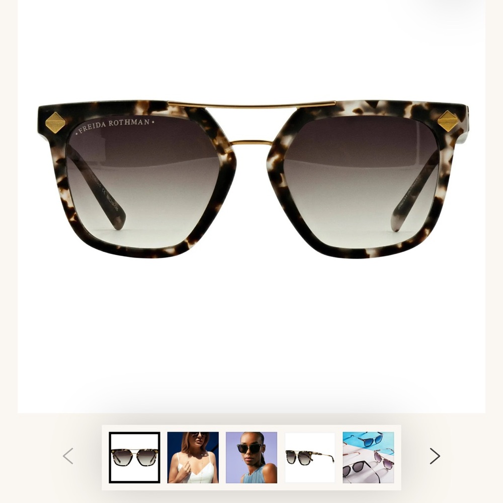 Freida Rothman Beacon Tortoise Sunglasses